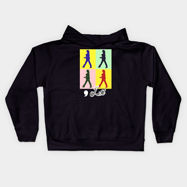 Comma la Kamala Harris Madam Vice President Kids Hoodie by Yas R